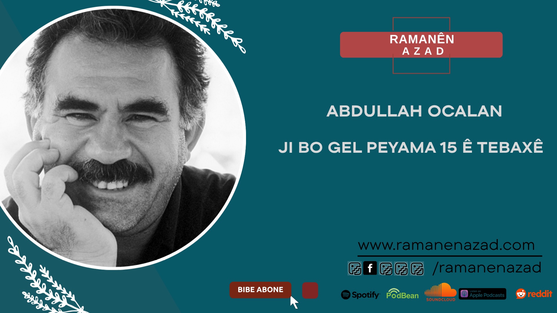 PEYAMA 15'Ê TEBAXÊ YA JI BO GEL