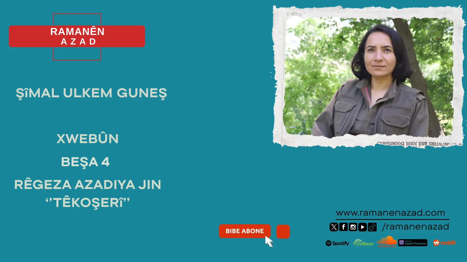 RÊGEZA AZADIYA JIN TÊKOŞERÎ